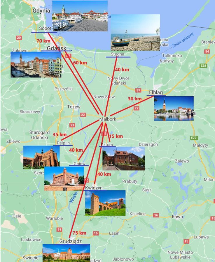 Apartament Wiosenna Malbork Exterior foto